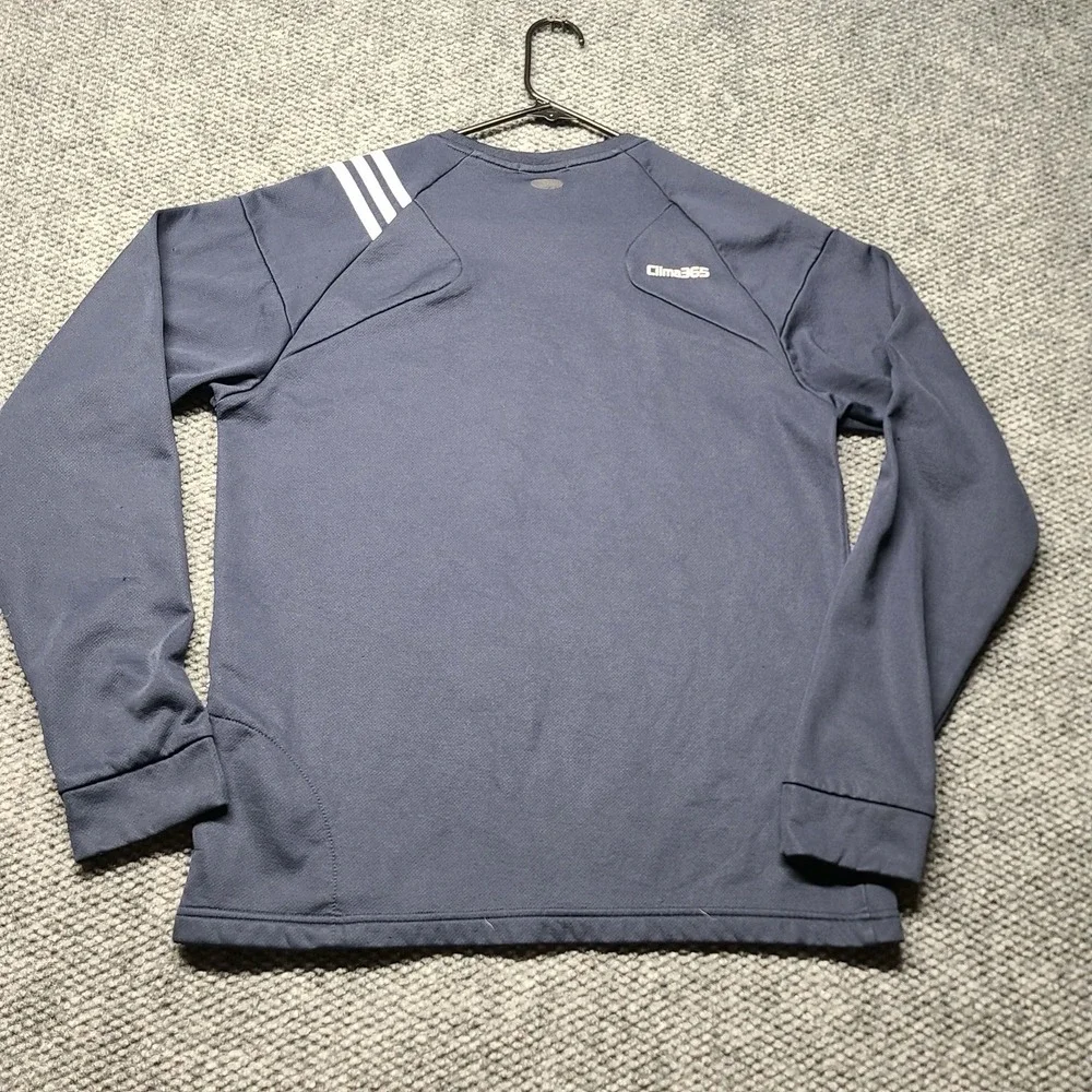 Men's Adidas Clima365/ClimaWarm Crew Neck Long Sleeve Size Large Navy Blue